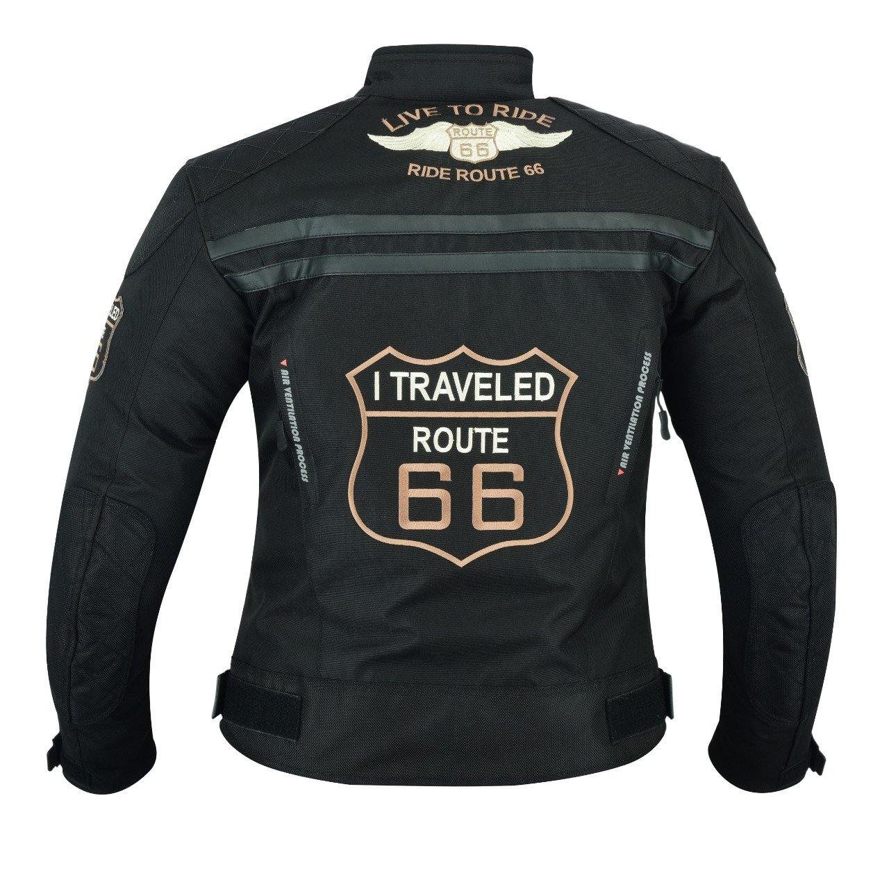 WhatsApp-Image-2020-03-20-at-09.17.15-2 MOTORCYCLE MEN / WOMEN RIDING TEXTILE JACKET ROUT 66 WATERPROOF WITH ARMORED (EM10370) - Escape Moto Gears
