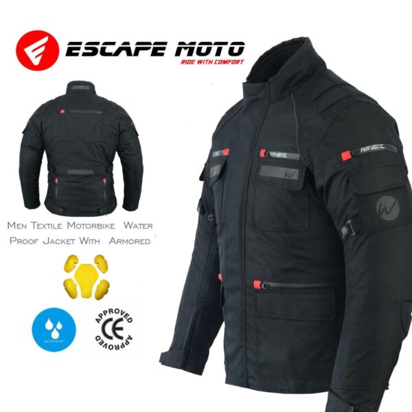 Motorcycle Textile Racing Men jacket - Escape Moto Gears