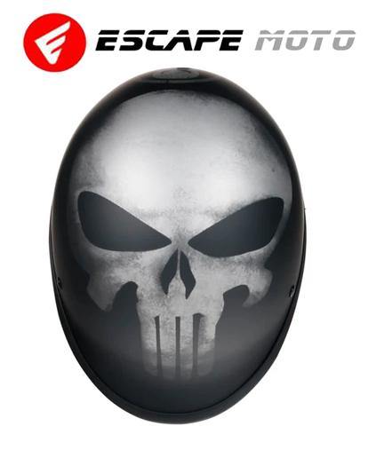 HALF FACE HELMET FOR MOTORCYCLE (EM14516) - Escape Moto Gears