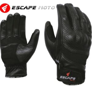 LEATHER RIDING MOTORCYCLE GLOVES (EM11413) - Escape Moto Gears