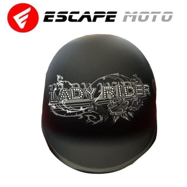 HALF FACE HELMET FOR MOTORCYCLE (EM14515) - Escape Moto Gears