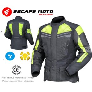 Motorcycle Cordura Riding Women jacket Waterproof with Armored (EM10359) - Escape Moto Gears