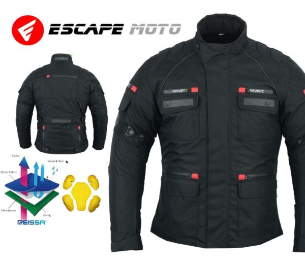 Motorcycle Textile Racing Men jacket - Escape Moto Gears