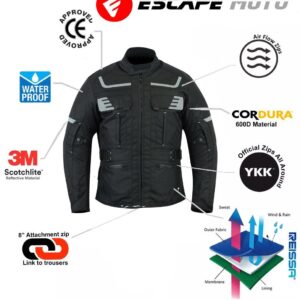 Motorcycle Textile Racing Men Jacket (EM10355) - Escape Moto Gears