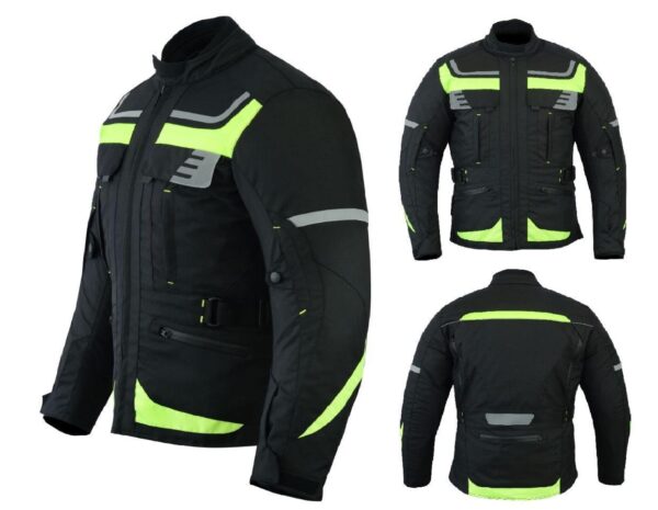 Motorcycle Textile Racing Men Jacket (EM10355) - Escape Moto Gears