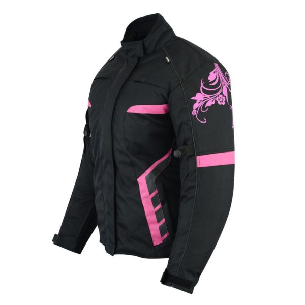 Motorcycle Safety Cordura ladies jacket (EM10356) - Escape Moto Gears