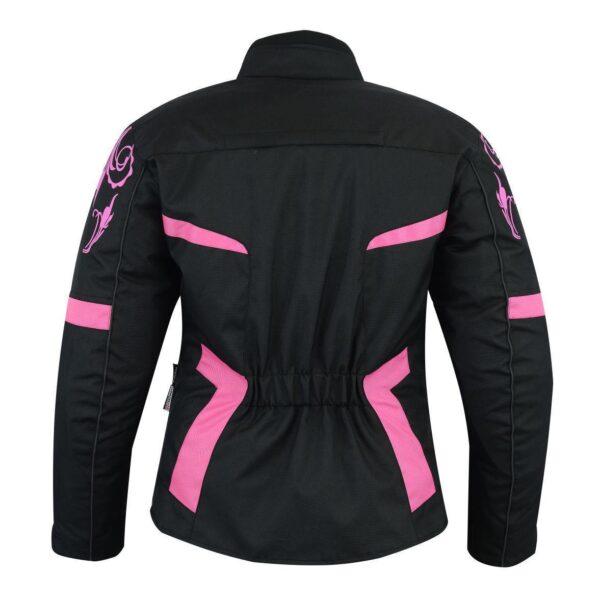 Motorcycle Safety Cordura ladies jacket (EM10356) - Escape Moto Gears