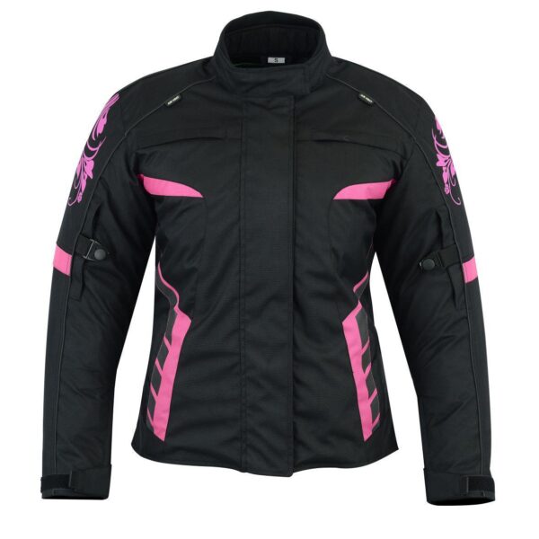 Motorcycle Safety Cordura ladies jacket (EM10356) - Escape Moto Gears