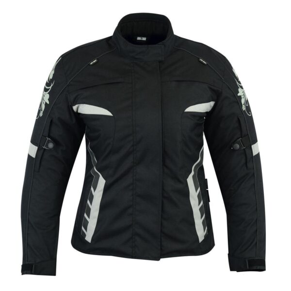 Motorcycle Safety Cordura ladies jacket (EM10356) - Escape Moto Gears