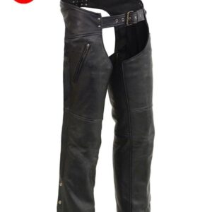 MOTORCYCLE LEATHER MEN CHAPS (EM10381) - Escape Moto Gears