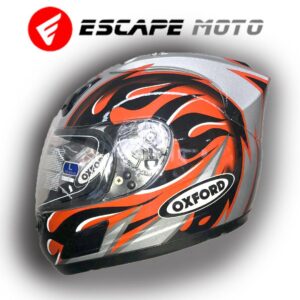 DOT APPROVED MOTORCYCLE FULL FACE OXFORD HELMET (EM12500) - Escape Moto Gears