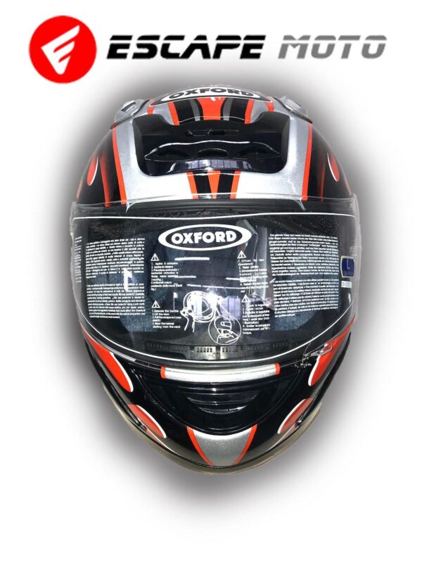 DOT APPROVED MOTORCYCLE FULL FACE OXFORD HELMET (EM12500) - Escape Moto Gears