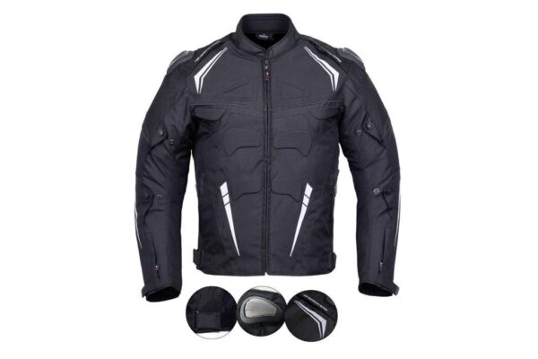 MOTORCYCLE MEN JACKET WITH ARMORED (EM10343) - Escape Moto Gears