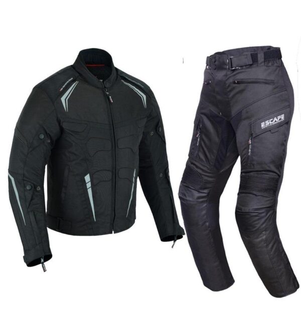 MEN’S RIDING MOTORBIKE SUIT WATERPROOF WITH AMOUR(EM10346) - Escape Moto Gears