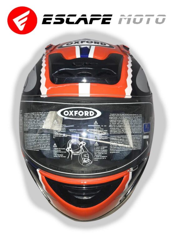 MOTORCYCLE FULL FACE OXFORD HELMET (EM14508) - Escape Moto Gears