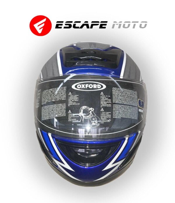 DOT APPROVED MOTORCYCLE FULL FACE OXFORD HELMET (EM12502) - Escape Moto Gears