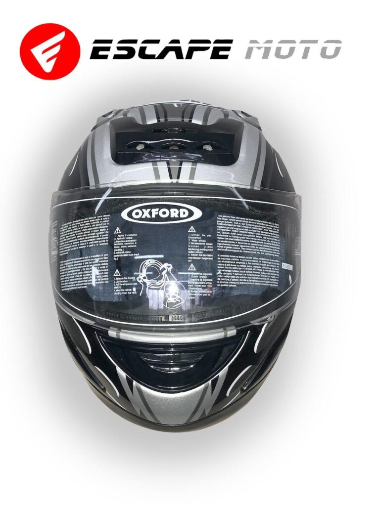 MOTORCYCLE FULL FACE OXFORD HELMET (EM14504) - Escape Moto Gears