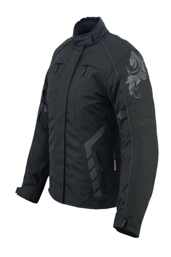 Motorcycle Safety Cordura ladies jacket (EM10356) - Escape Moto Gears