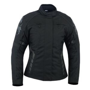 Motorcycle Safety Cordura ladies jacket (EM10356) - Escape Moto Gears