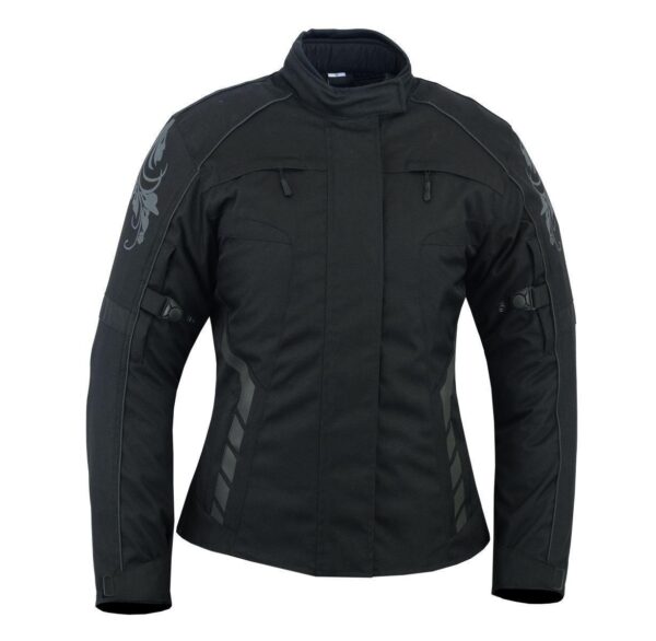 Motorcycle Safety Cordura ladies jacket (EM10356) - Escape Moto Gears