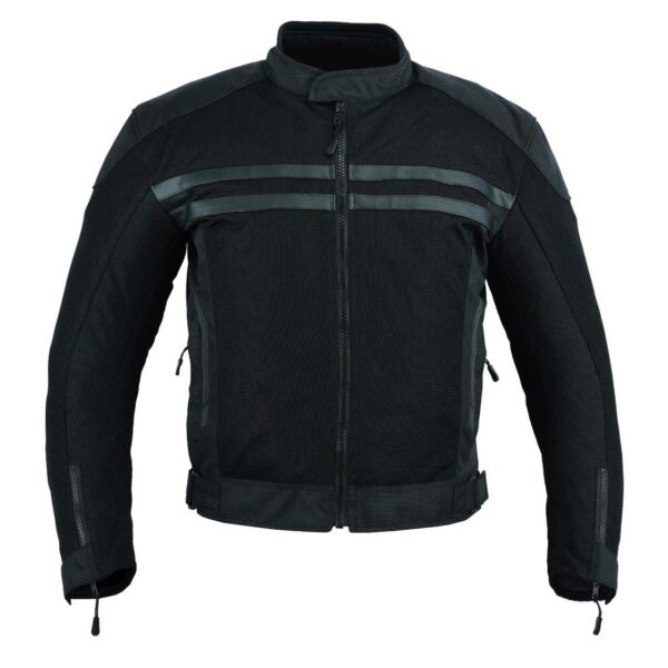 Motorbike Men Black Mesh summer Jacket (EM10354) - Escape Moto Gears