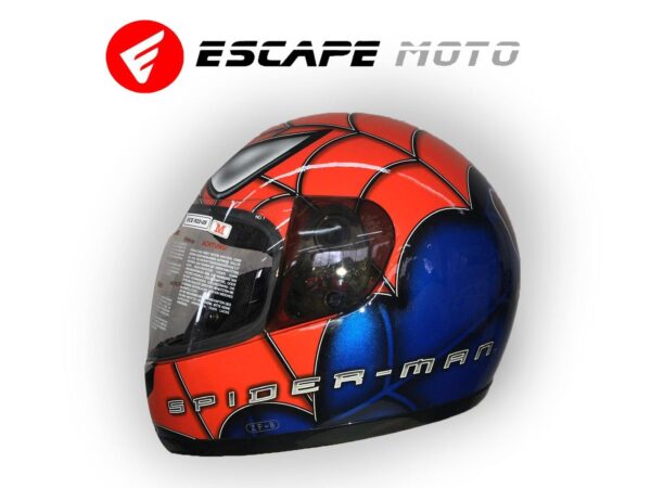 MOTORCYCLE SPIDERMAN FULL FACE OXFORD HELMET (EM14505) - Escape Moto Gears