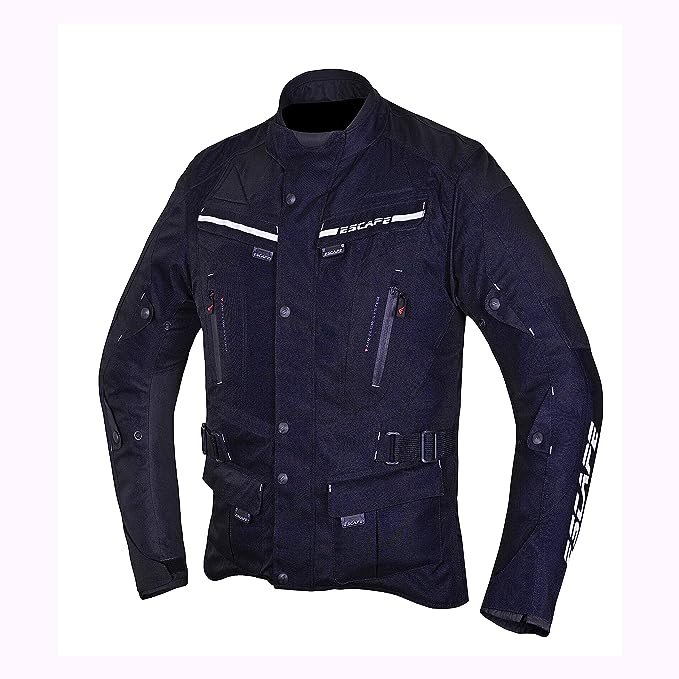 Escape Motorcycle Jacket for Women Touring with Textile Fabric for Motorbike Riding WATERPROOF I Removable Liner-All Season (5)