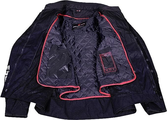 Escape Motorcycle Jacket for Women Touring with Textile Fabric for Motorbike Riding WATERPROOF I Removable Liner-All Season (6)