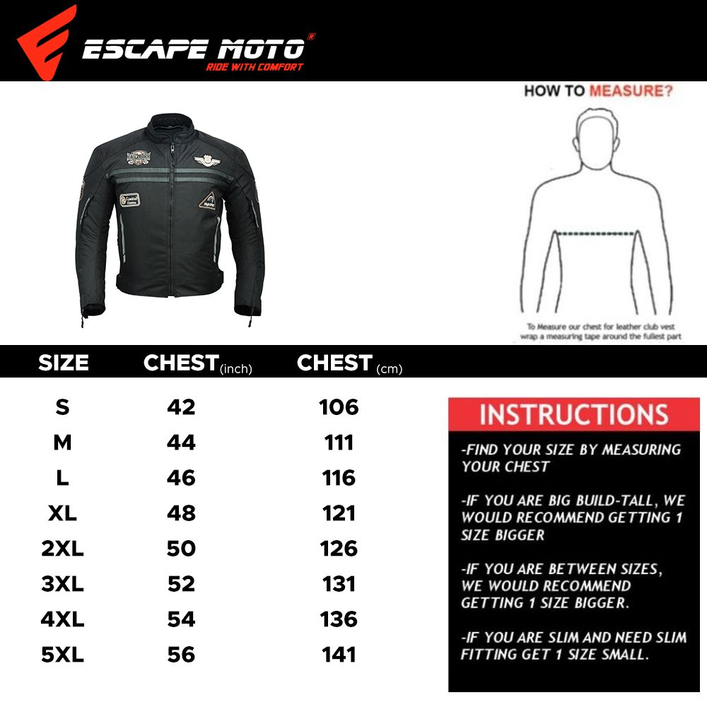 size chart harley jacket (8)