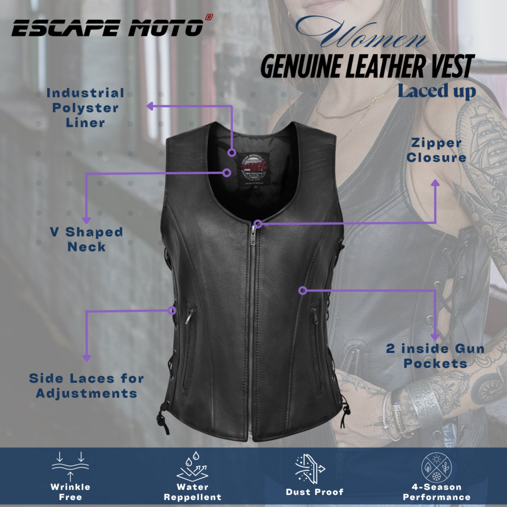 ZZWOMEN LEATHER VEST LACED UP (3)
